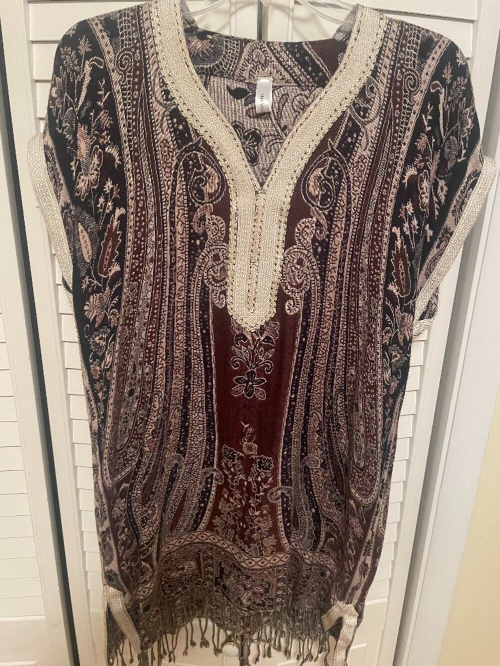 Silk tunic, made in Portugal by local designer